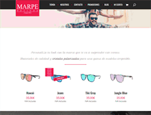 Tablet Screenshot of marpeopticos.com